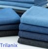 Picture of Trilanix Light Denim 4.8OZ Fat Quarter 6pcs 18"X22" 100% Cotton Solid Fabric Quilting Fabric Arts, DIY Crafts & Sewing Patchwork - Middle and Deep Three Colors